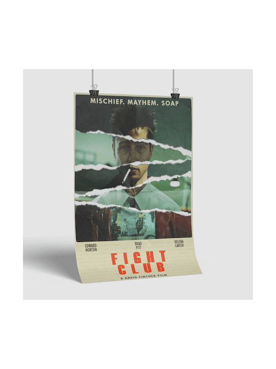 Poster Fight Club Mischief.mayhem.soap Mv013 40cm X 50cm