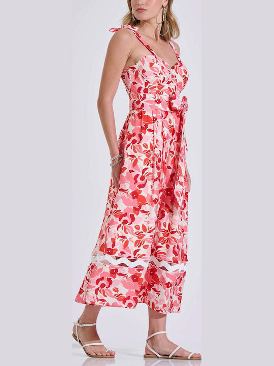 Summer Midi Dress Pink