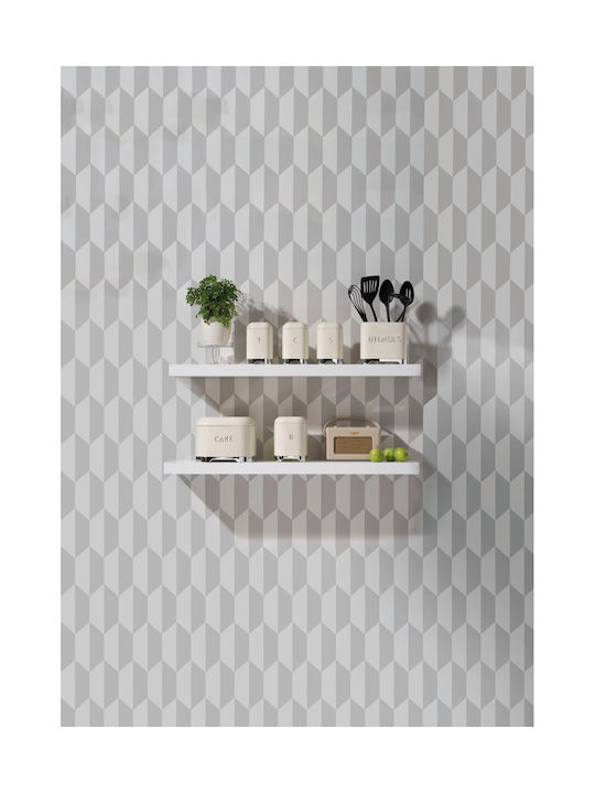 Kitchen Craft Lovello Κουτί για Ζάχαρη με Καπάκι Μεταλλικό Μπεζ 11x11x19cm 1τμχ