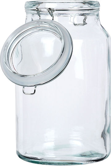 Orion General Use Glass Jar with Lid Transparent 4200ml