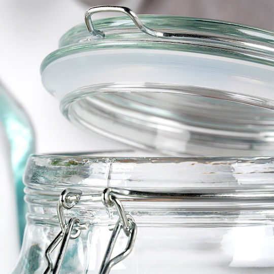 Orion General Use Glass Jar with Lid Transparent 2400ml