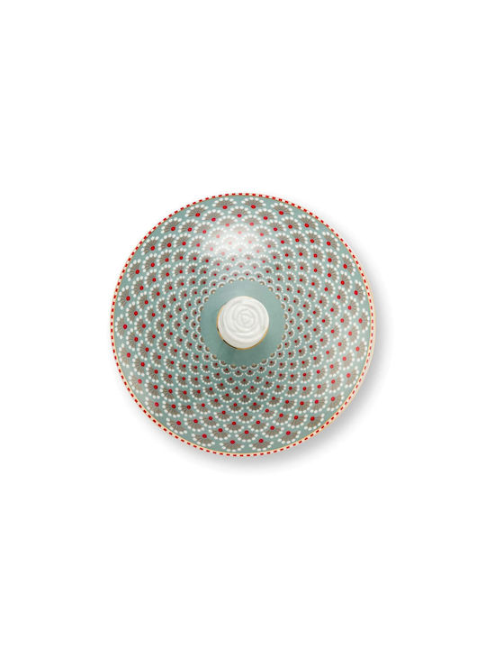 PiP Studio Blooming Tales Fantasy Vase for Coffee Tea with Lid Blue