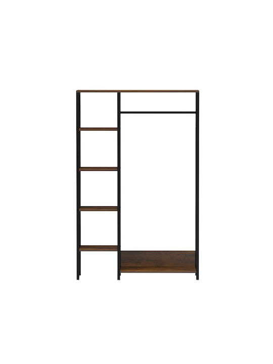 Aranja Mobilier de Intrare cu Dulap pentru Pantofi Black-Sonoma Melamine 64x40x169cm