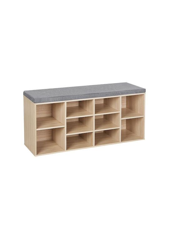 Eingangsmöbel mit Schuhschrank & Bank 104x30x48cm