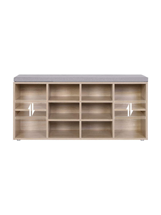 Eingangsmöbel mit Schuhschrank & Bank 104x30x48cm