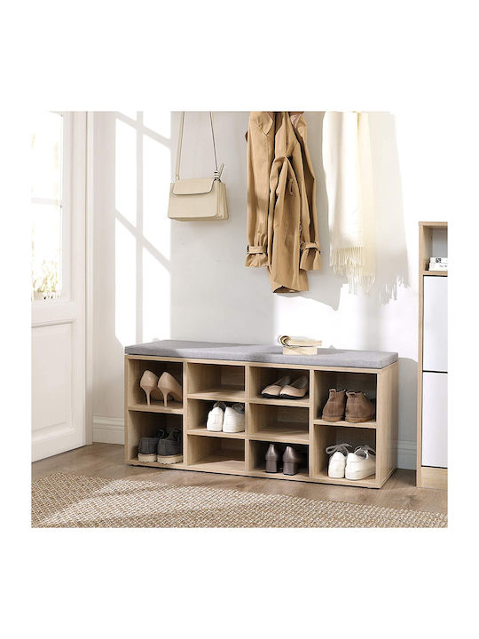 Eingangsmöbel mit Schuhschrank & Bank 104x30x48cm