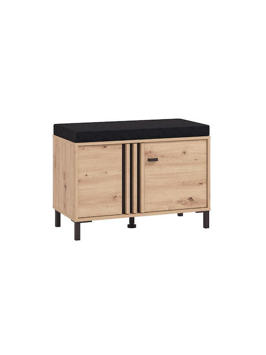 Mobilier Hol Laval Kom Artisan Stejar Negru 80x40x52 cm