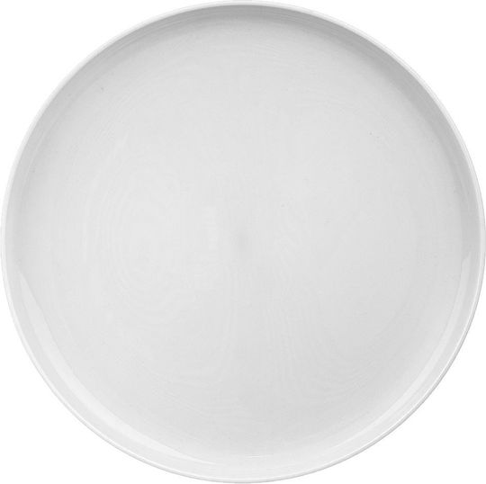 Gondol Servierplatte und Schüssel Kunststoff Weiß mit Durchmesser 25cm