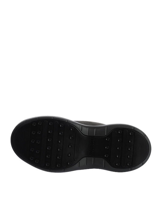 Low Wildleder Stiefeletten Damen Graue