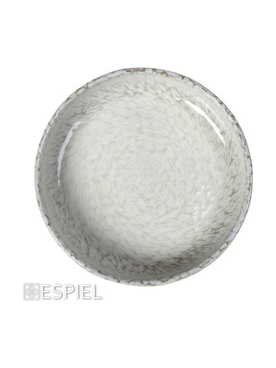 Espiel Canvas Soup Plate Porcelain Gray Diameter 20cm 6pcs