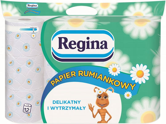 Regina Hârtie Igienică 12 Rulouri 2 Straturi