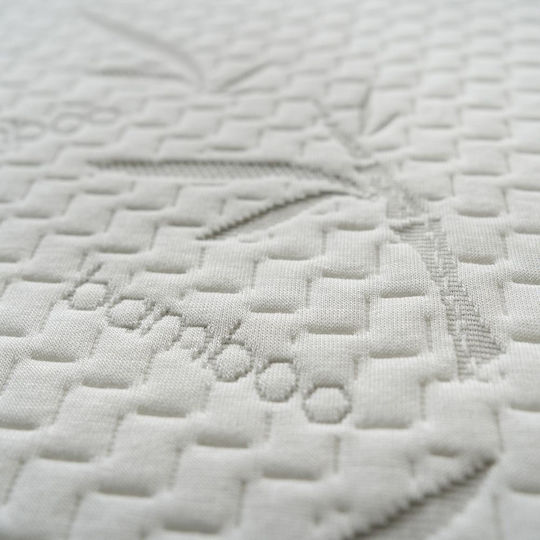 La Luna Mattress Topper Easy Rest Double Memory Foam with Bamboo Fibers , Removable Cover & Elastic Straps 150x200x5cm