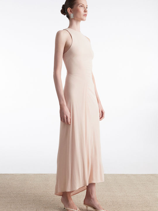 Sommer Maxi Abendkleid Rosa