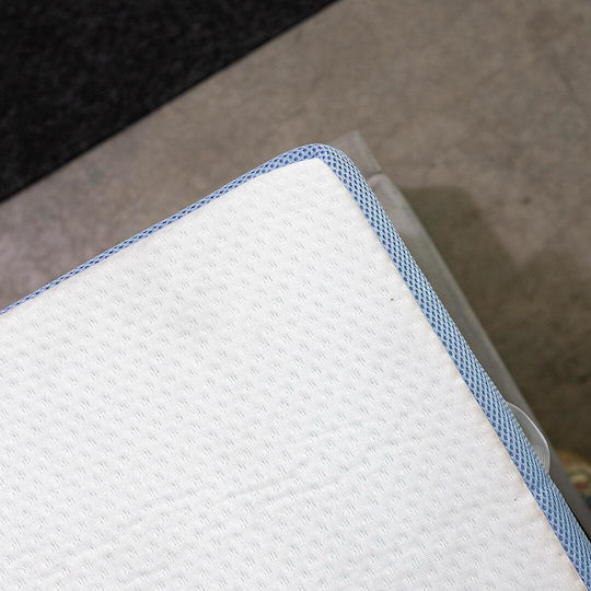 Como felt & wadding producers Mattress Topper King Size Foam with Removable Cover 180x200x4cm