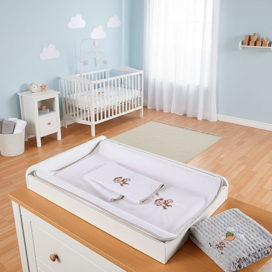 abo Wasserdichtes Wickeltuch Beige Beige 40x60cm.