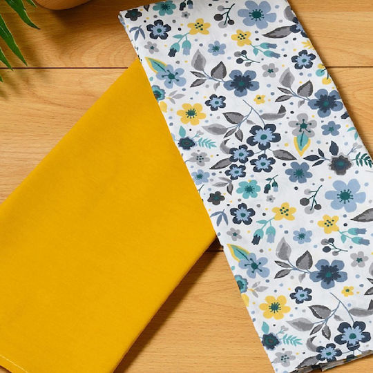 abo Swaddle Wraps Blue Blue 75x75cm. 2pcs