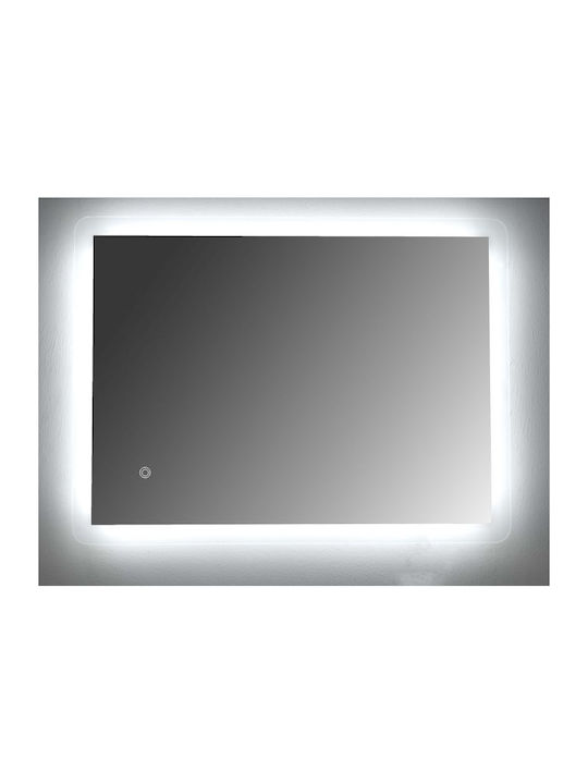 Gloria Nora Oglindă de Baie Dreptunghiulară Lumini LED Atingere 50x70cm