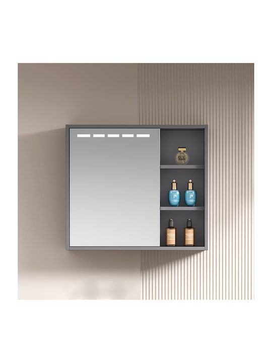 Martin Artemis Bathroom Mirror Led 60x66cm Gray