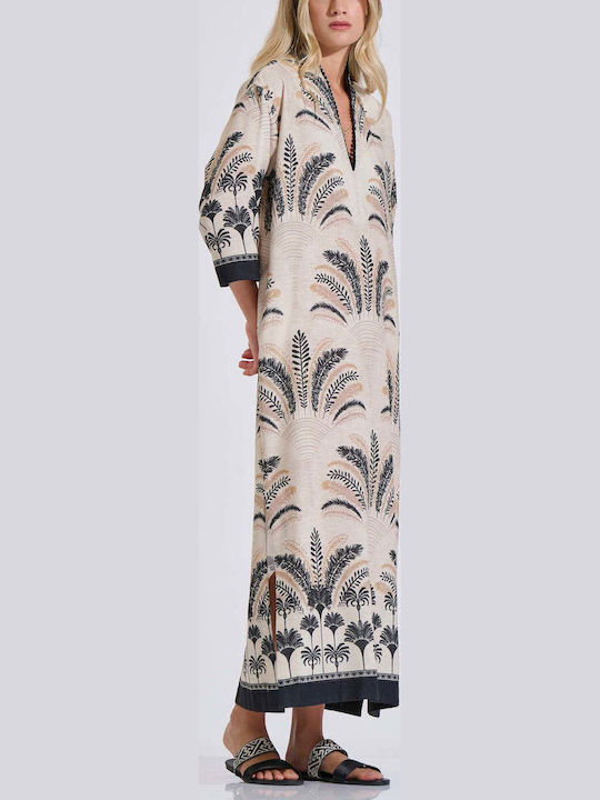 Summer Maxi Dress Beige