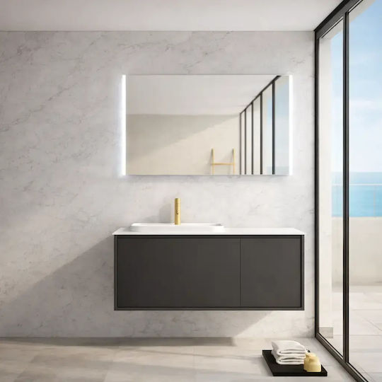 Savvopoulos Selina Bathroom Mirror Led Touch 120x70cm