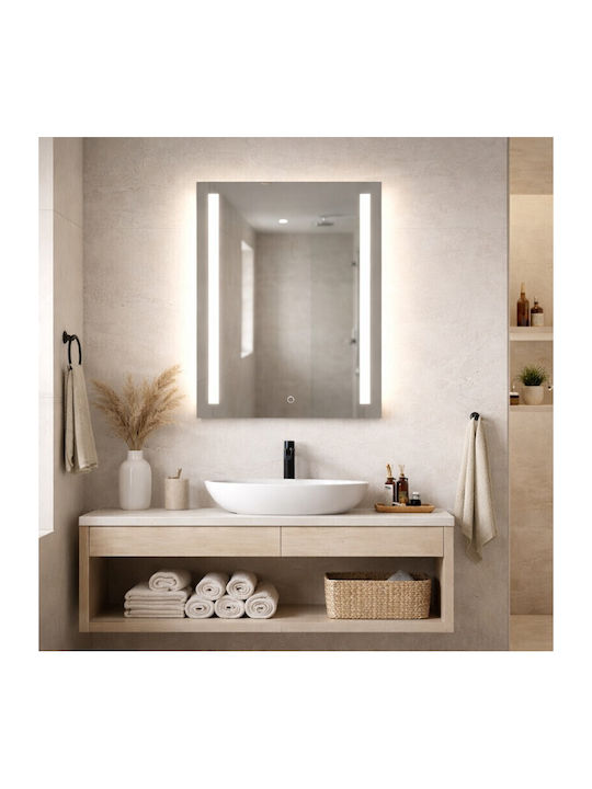 Savvopoulos Venice Ii Огледало За Баня LED Touch 60x80cm