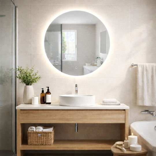 Savvopoulos 8991-11 Καθρέπτης Led Αφής 60x60cm