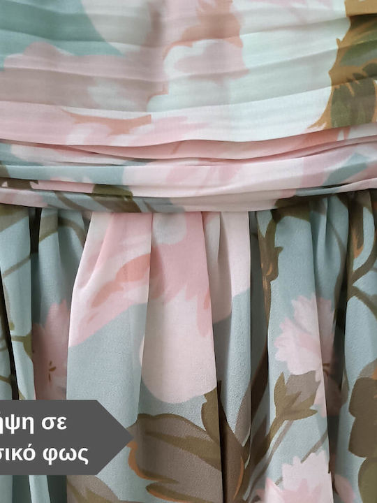 Summer Maxi Dress for Wedding / Christening Light Green