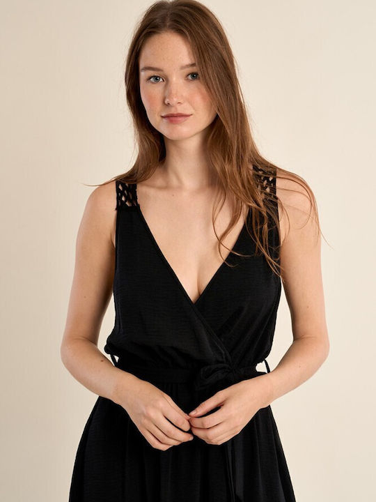 Summer Maxi Evening Dress Black