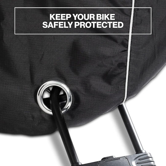 TeamObsidian Husă Impermeabilă Pentru Bicicletă 1 Bicicletă L Material Oxford 210d Durabil Protecție UV Neagră