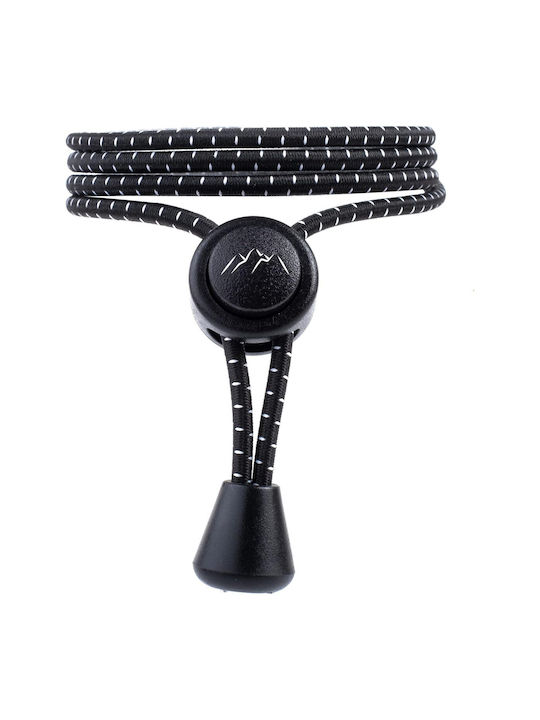 Şireturi Elastici Sportive Everest Fitness Fără Legare Reglabile Universale 118 Cm Nailon Adulţi Copii Negri