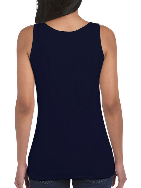 Gildan Softstyle Γυναικείο Διαφημιστικό T-shirt Κοντομάνικο Navy