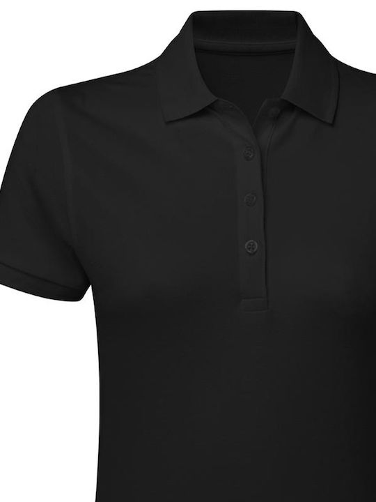 SG Stretch Women's Promotional Short Sleeve T-Shirt Dark Black