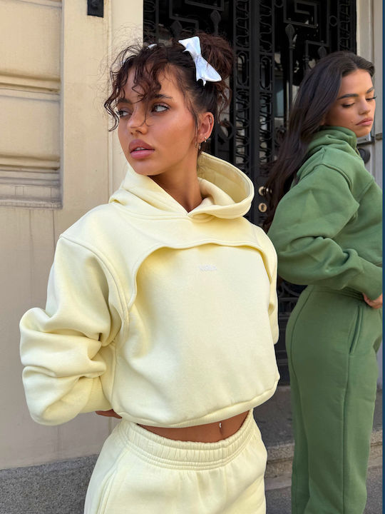 Sweatpants Set Natural Yellow