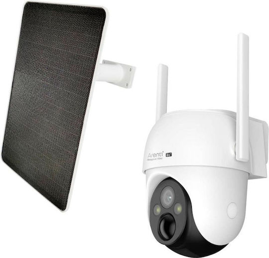Arenti GO3G Kit 3 IP Камера за Видеонаблюдение 4G Full HD+ 3MP Водоустойчива На Батерии с Микрофон