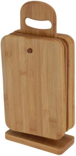 Excellent Houseware Bamboo Chopping Board Set 15x7cm