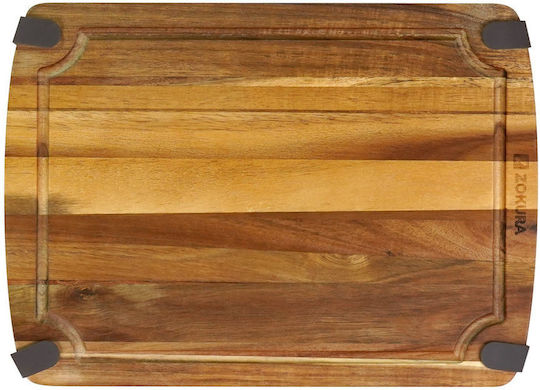 Zokura Επιφάνεια Κοπής Ξύλινη 33x23.8cm