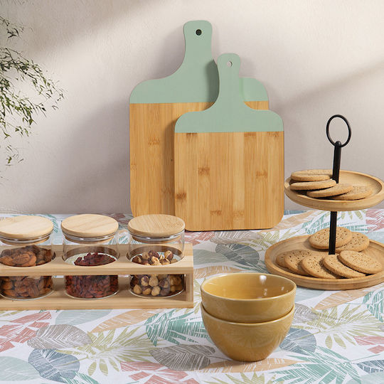 Ξυλο Κοπής Bamboo Fred 2τεμάχια Nef-nef Homeware Grün 33x23x1,5+28x18x1,5