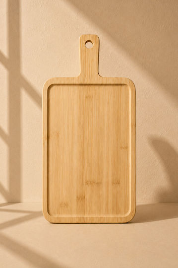 ArteLibre Schneidebrett Bambus Beige 46x24cm 1Stück