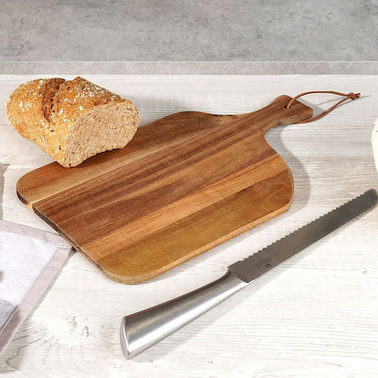 Excellent Houseware Tocătoare De Bucătărie Din Lemn Bej 34x20.5cm