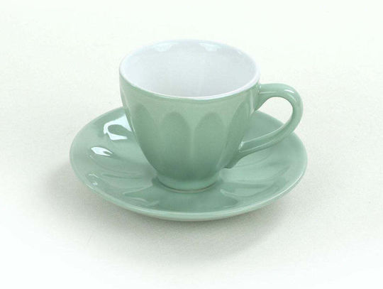 SteweHome Set Tassen Tee Keramik Mehrfarbig 165ml 12Stücke