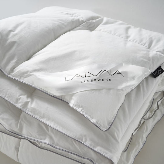 La Luna Пухено Единично с Пълнеж Hollowfiber 160x220бр The Lightweight Cotton Quilt Бял 200 г/м²Gsm 4.5 togs Togs