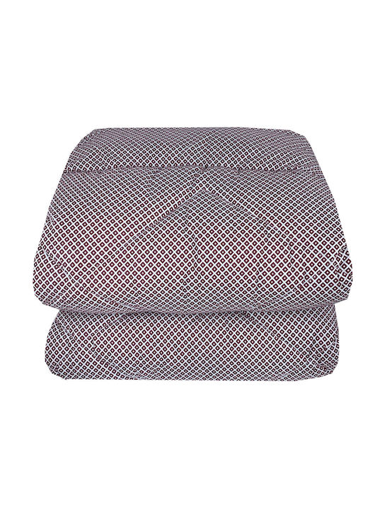 Astron Italy Superking Steppdecke 220x240cm Ariel Rote 144 GSM