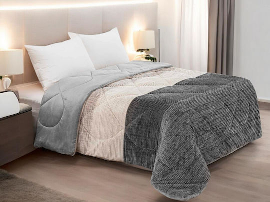 Linea Home Duvet Cover Double 210x230cm Degrade Gray