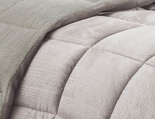 Melinen Duvet Cover Queen 220x240cm Shelby Greige 740 GSMGsm