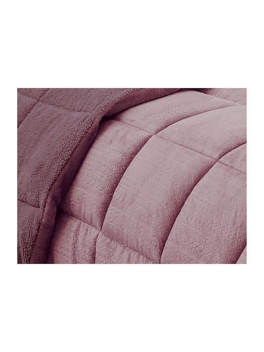 Melinen Bettbezug Großes Doppelbett 220x240cm Shelby Amethyst 740 GSMGsm