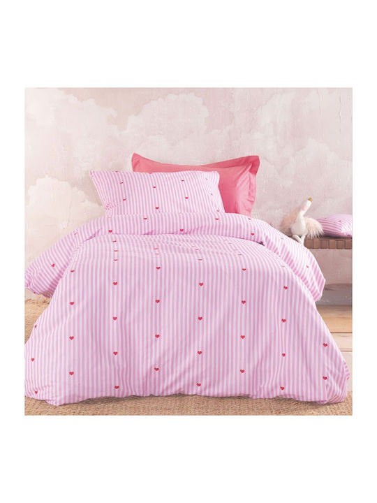 Rythmos Set Pilotă Single 160x240cm Young Roz 2buc