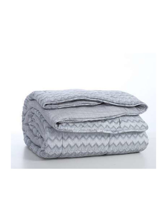 Nef-Nef Homeware Πάπλωμα Υπέρδιπλο 230x240εκ. Energy Grey 350 GSM