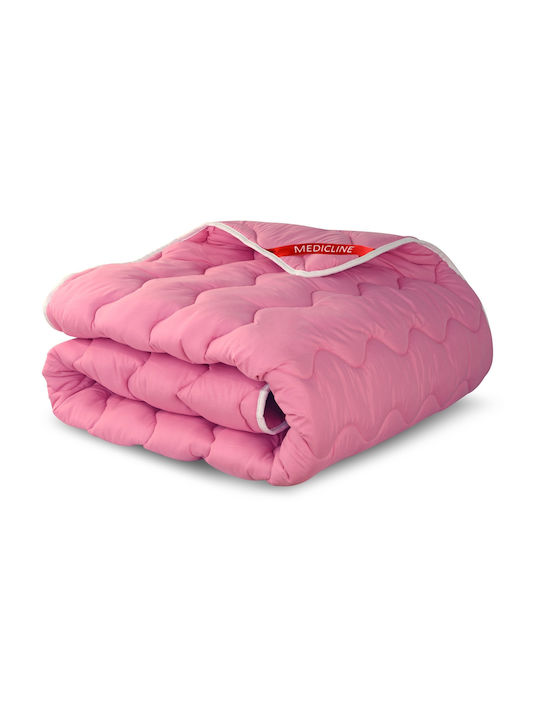 AIO Factory Pilotă Super Dublu cu Umplutură Microfiber 220x240cm Roz