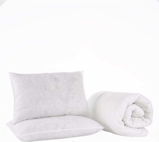 SteweHome Σετ Ημίδιπλο 195x215εκ. Λευκό SteweHome Σετ Ημίδιπλο 195x215εκ. Λευκό
