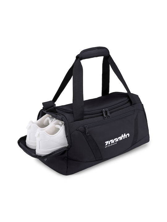 Zagatto Schultertasche für Fitnessstudio Schwarz